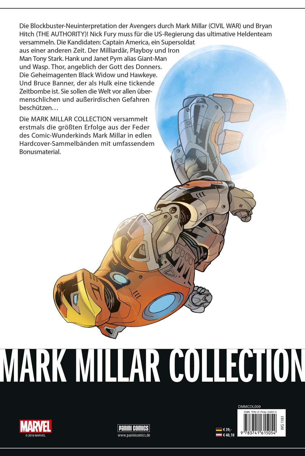 Rückseite: 9783741615054 | Mark Millar Collection | Bd. 9: Die Ultimativen | Mark Millar (u. a.)