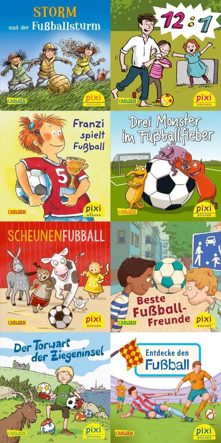 Cover: 9783551044792 | Pixi-8er-Set 267: Pixi spielt Fußball (8x1 Exemplar) | Birck (u. a.)
