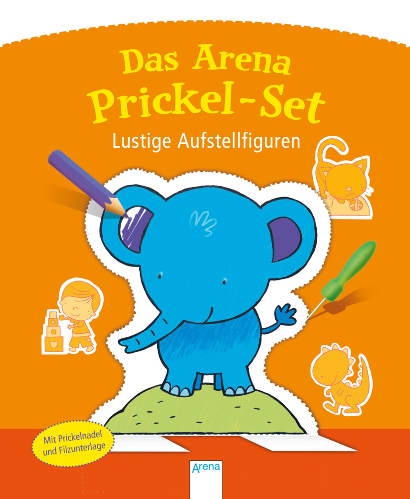 Cover: 9783401714240 | Das Arena Prickel-Set - Lustige Aufstellfiguren | Anita Engelen | Buch