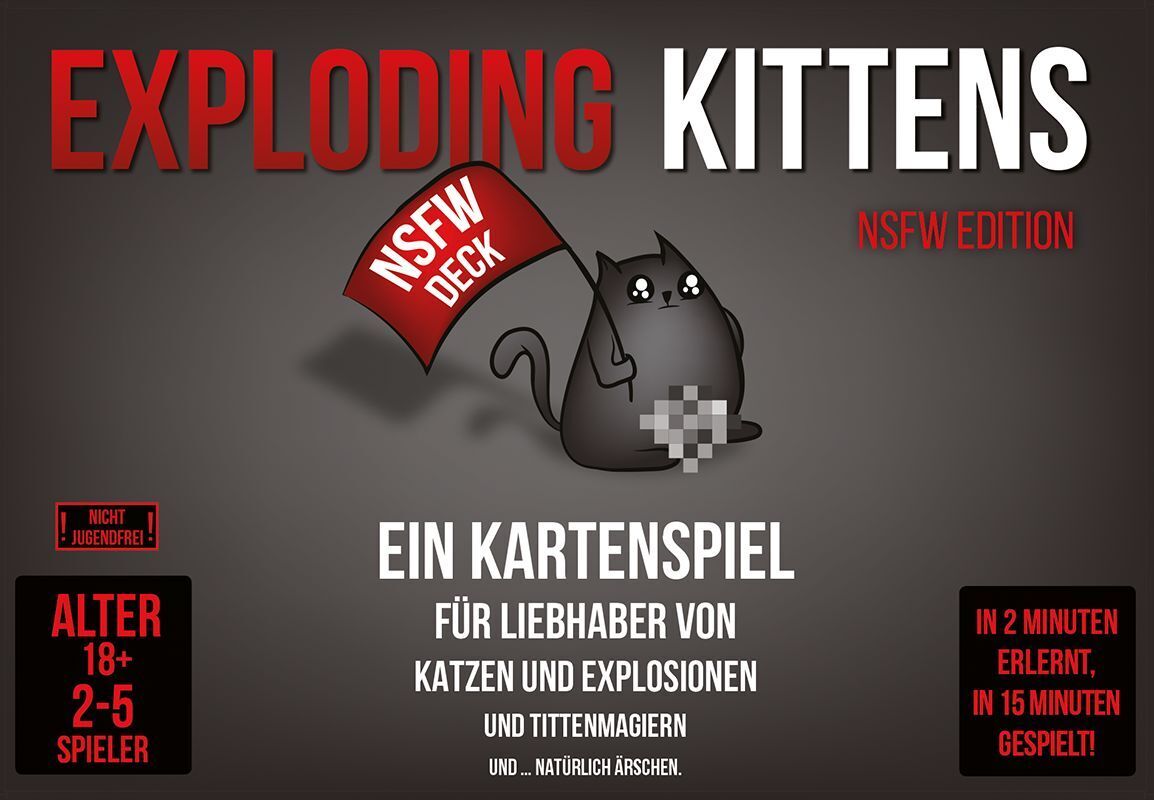 Cover: 810083040578 | Exploding Kittens NSFW Edition | Polen | Spiel | EXKD0012 | Deutsch