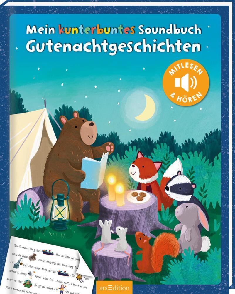 Cover: 9783845851563 | Mein kunterbuntes Soundbuch: Gutenachtgeschichten | Mitlesen und hören