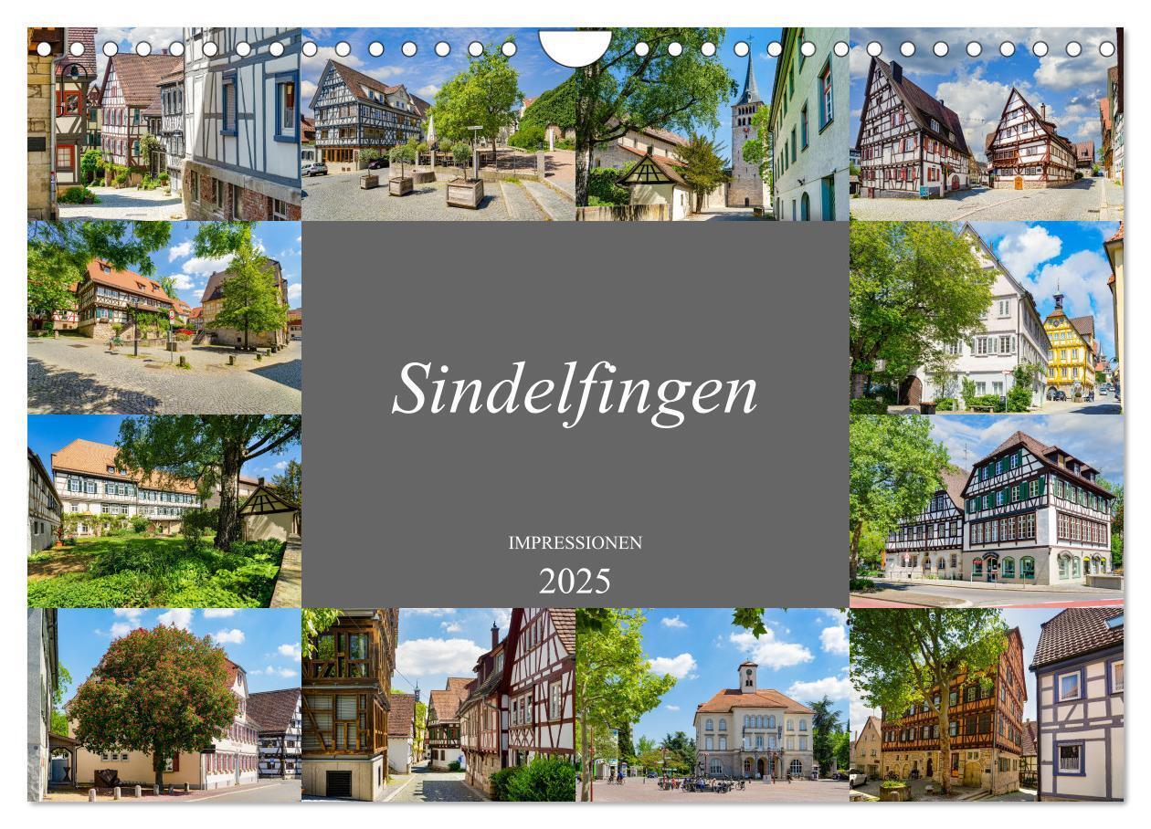 Cover: 9783435054732 | Sindelfingen Impressionen (Wandkalender 2025 DIN A4 quer), CALVENDO...