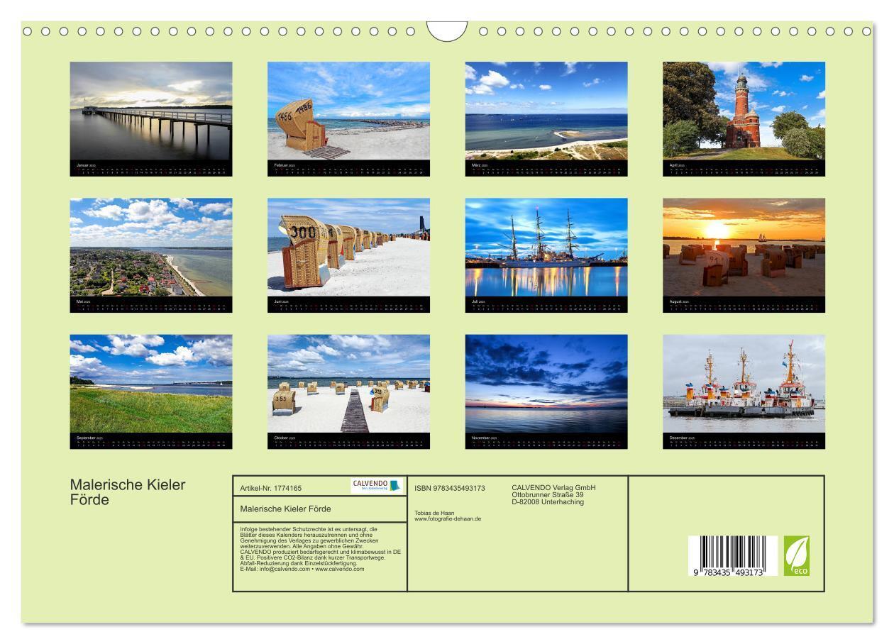 Bild: 9783435493173 | Malerische Kieler Förde (Wandkalender 2025 DIN A3 quer), CALVENDO...