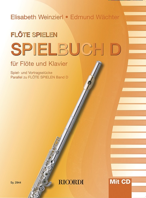 Cover: 9790204229444 | Flöte spielen - Spielbuch Band D (+CD) für Flöte und Klavier