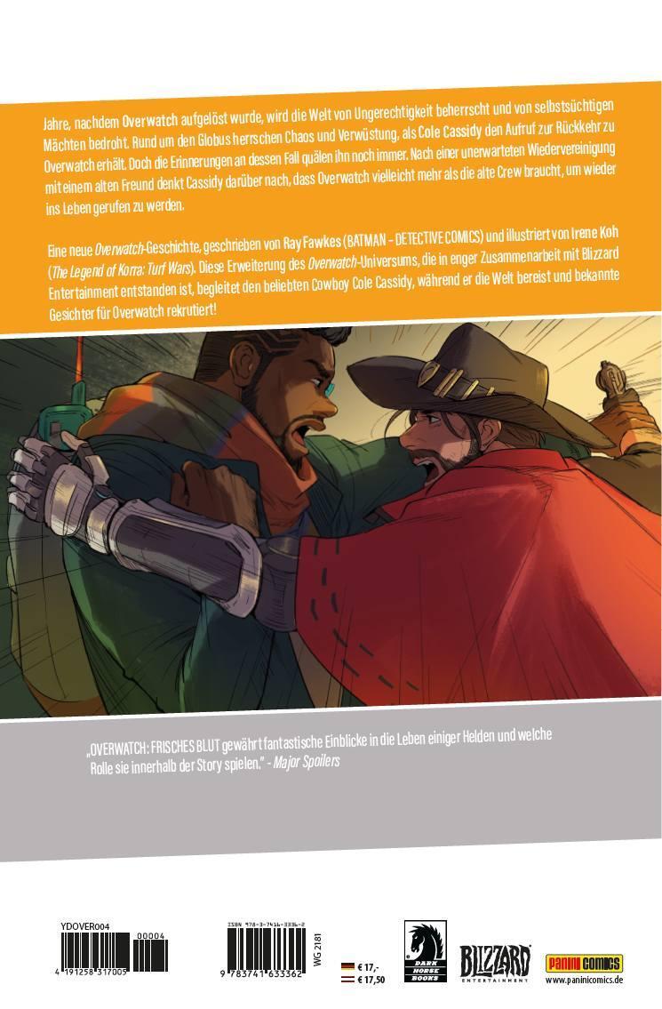 Rückseite: 9783741633362 | Overwatch: Frisches Blut | Ray Fawkes (u. a.) | Taschenbuch | 120 S.