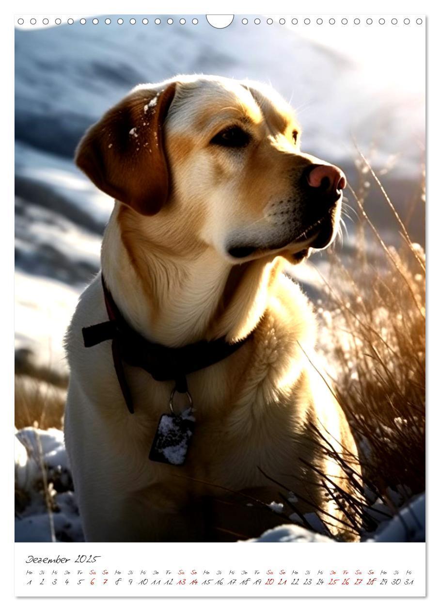 Bild: 9783435876891 | Der Labrador (Wandkalender 2025 DIN A3 hoch), CALVENDO Monatskalender