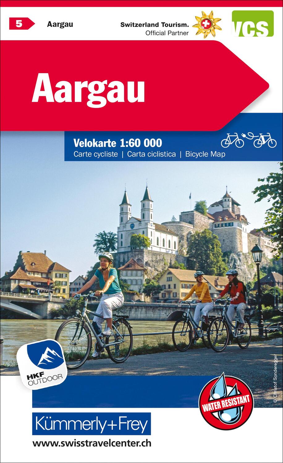 Cover: 9783259024058 | KuF Schweiz Radkarte 05 Aargau 1 : 60 000 | (Land-)Karte | Deutsch