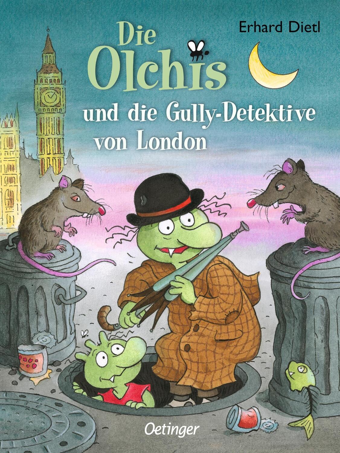Cover: 9783789133312 | Die Olchis und die Gully-Detektive von London | Erhard Dietl | Buch