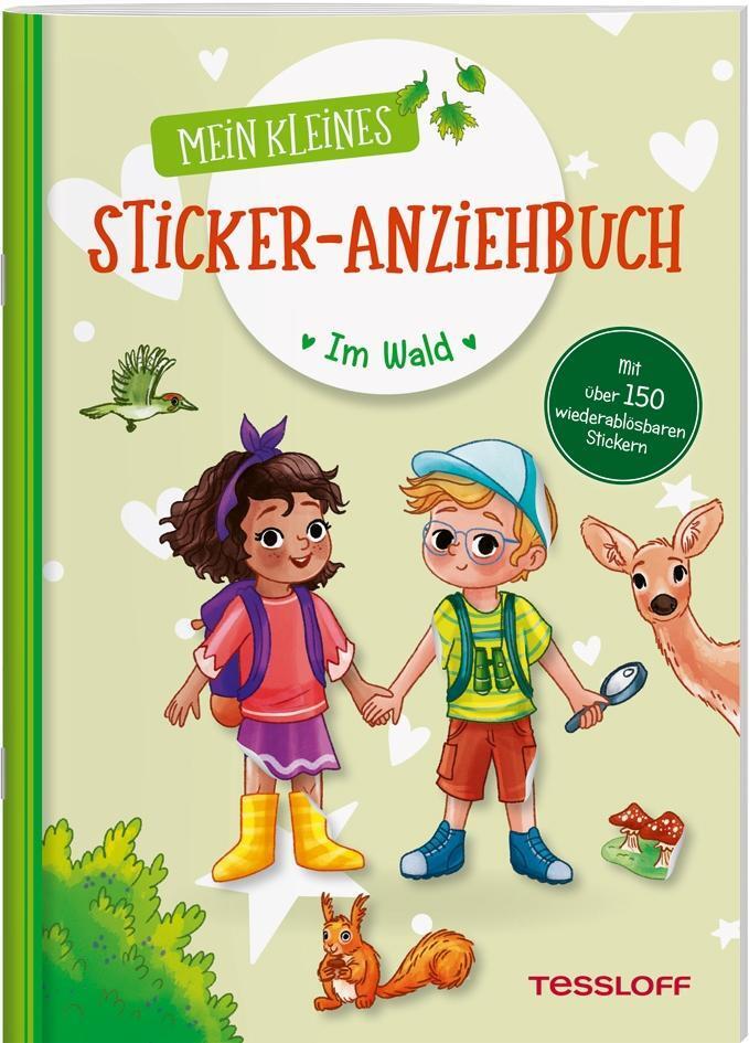 Cover: 9783788645465 | Mein kleines Sticker-Anziehbuch. Im Wald | Julia Reindl | Broschüre