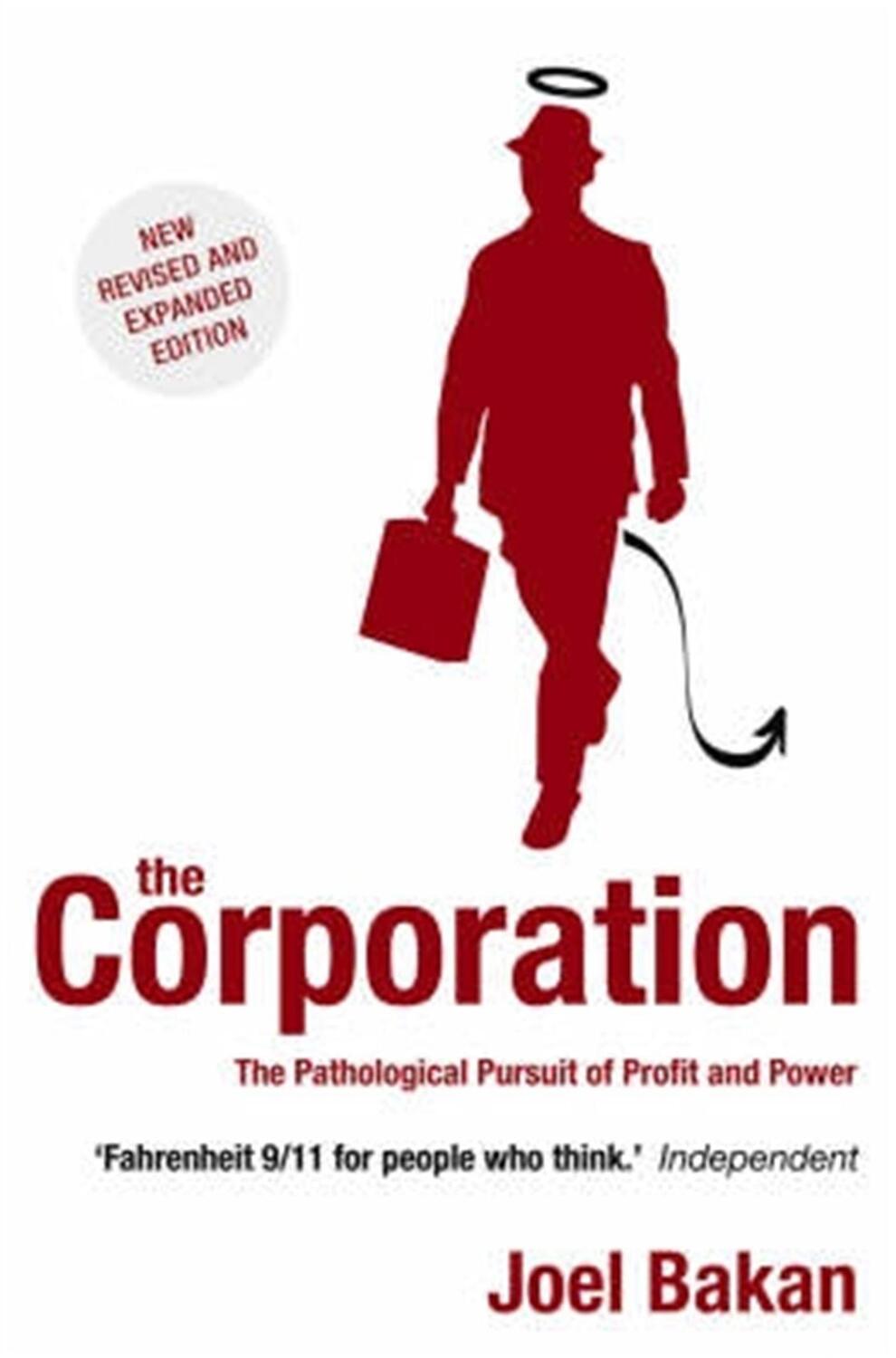 Cover: 9781845291747 | The Corporation | The Pathological Pursuit of Profit and Power | Bakan