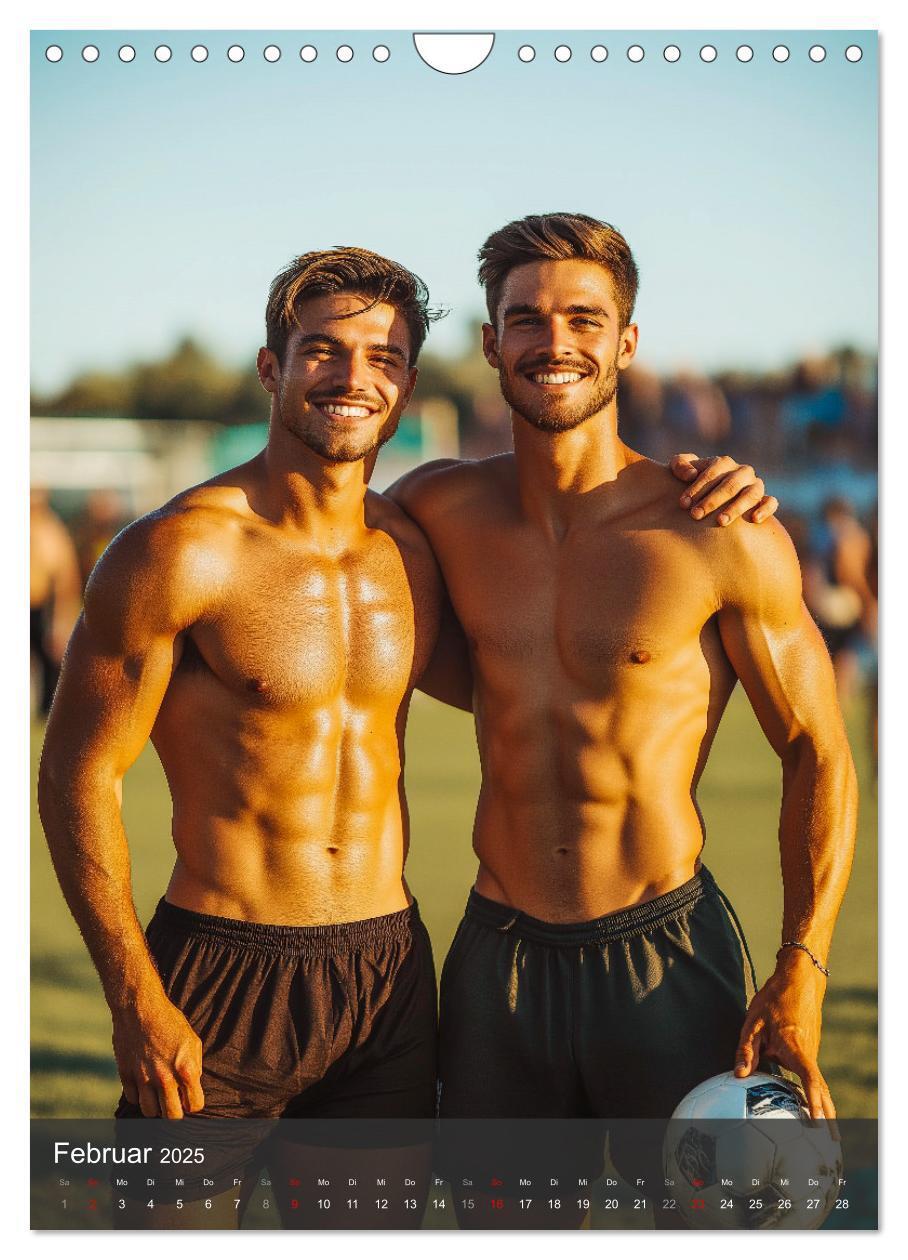 Bild: 9783457214336 | SEXY JUNGS - Nackte Haut beim Fußball (Wandkalender 2025 DIN A4...