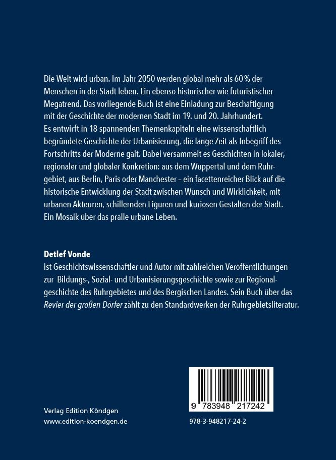 Rückseite: 9783948217242 | Traum aller Träume | Stadtgeschichte(n) der Moderne | Detlef Vonde