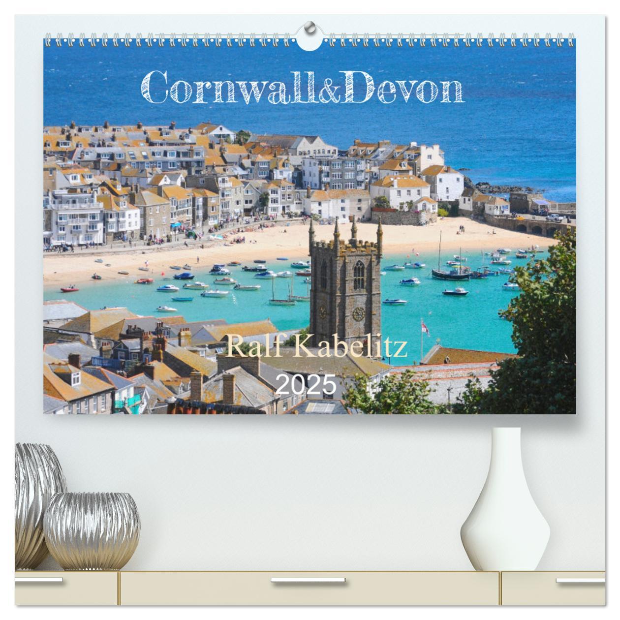 Cover: 9783383909412 | Cornwall &amp; Devon 2025 (hochwertiger Premium Wandkalender 2025 DIN...