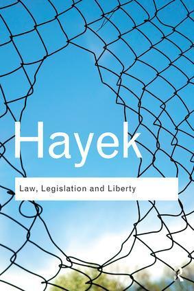 Cover: 9780415522298 | Law, Legislation and Liberty | F. A. Hayek | Taschenbuch | Englisch