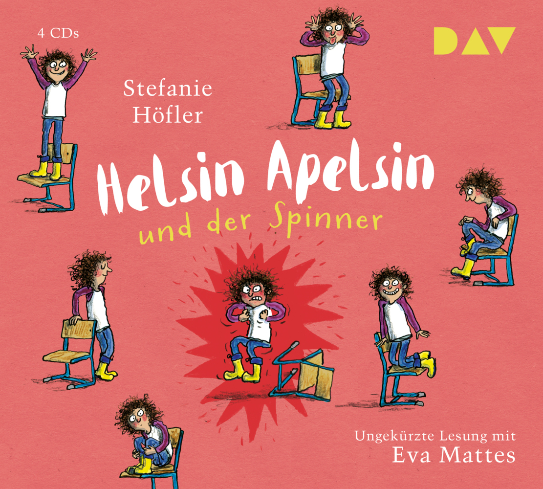 Cover: 9783742413307 | Helsin Apelsin und der Spinner, 4 Audio-CD | Stefanie Höfler | CD