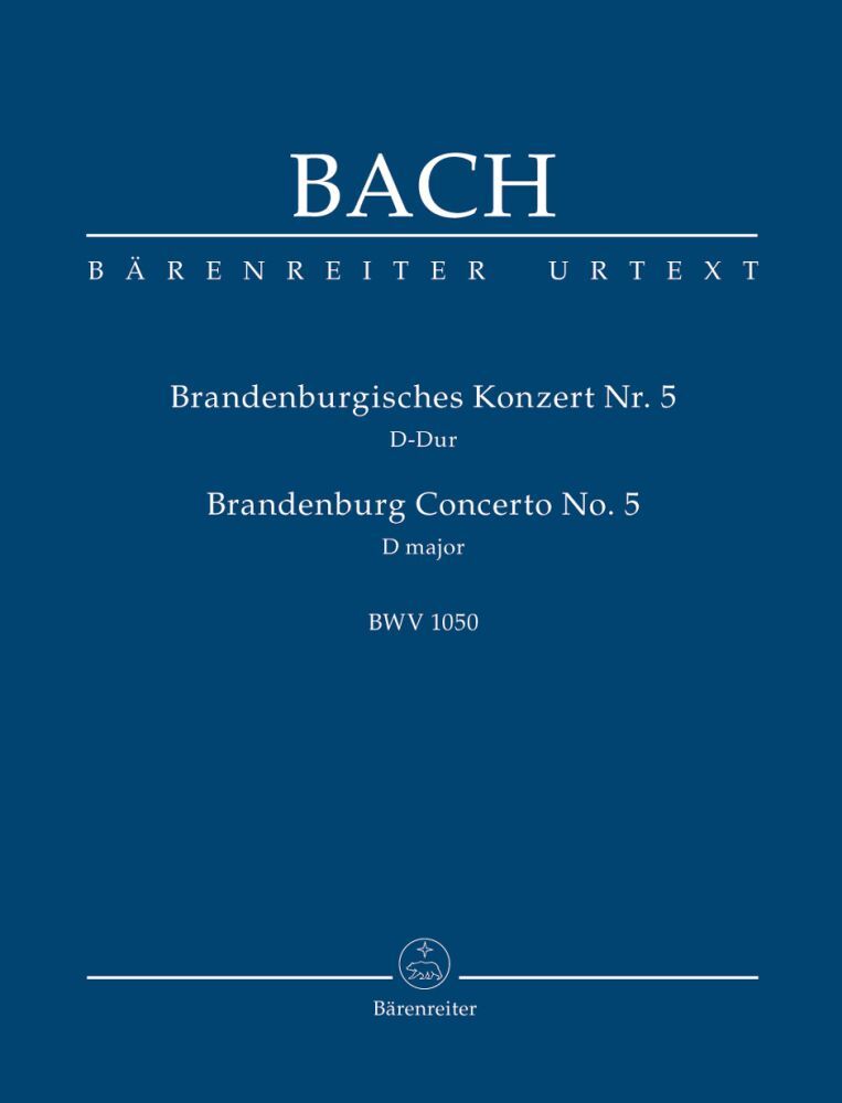 Cover: 9790006200061 | Brandenburg Concerto No.5 In D major BWV 1050 | Johann Sebastian Bach