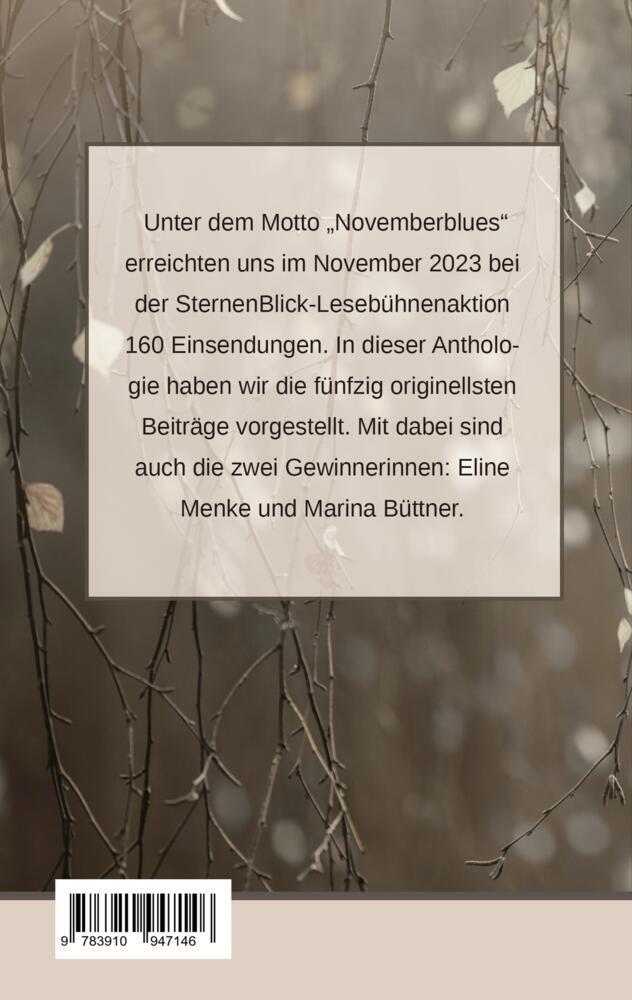 Bild: 9783910947146 | 50 Takte Novemberblues | SternenBlick Verein | Taschenbuch | Deutsch