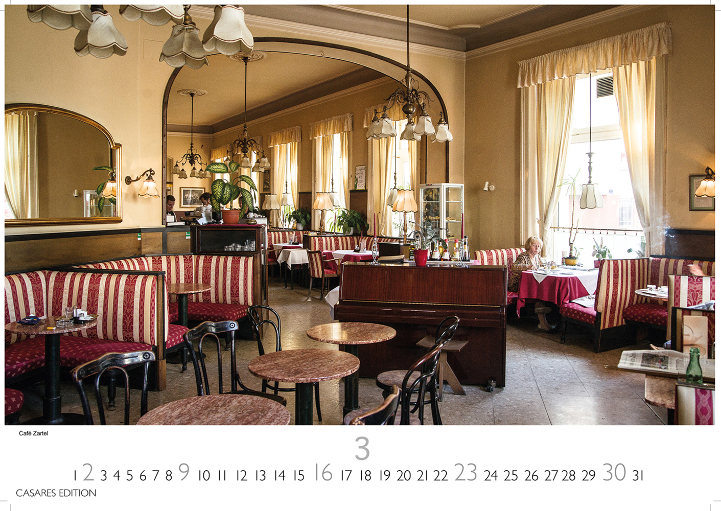 Bild: 9781835241462 | Wiener Caféhaus Kultur 2025 L 35x50cm | Kalender | 14 S. | Deutsch