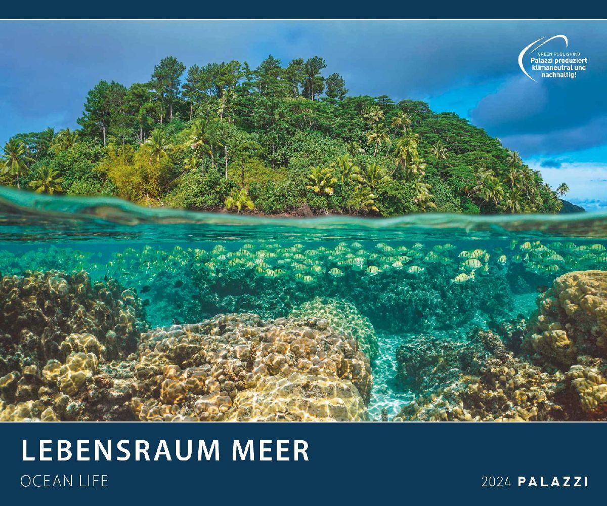 Cover: 4251734300539 | Lebensraum Meer 2024 - Bild-Kalender - Poster-Kalender - 60x50 | 28 S.