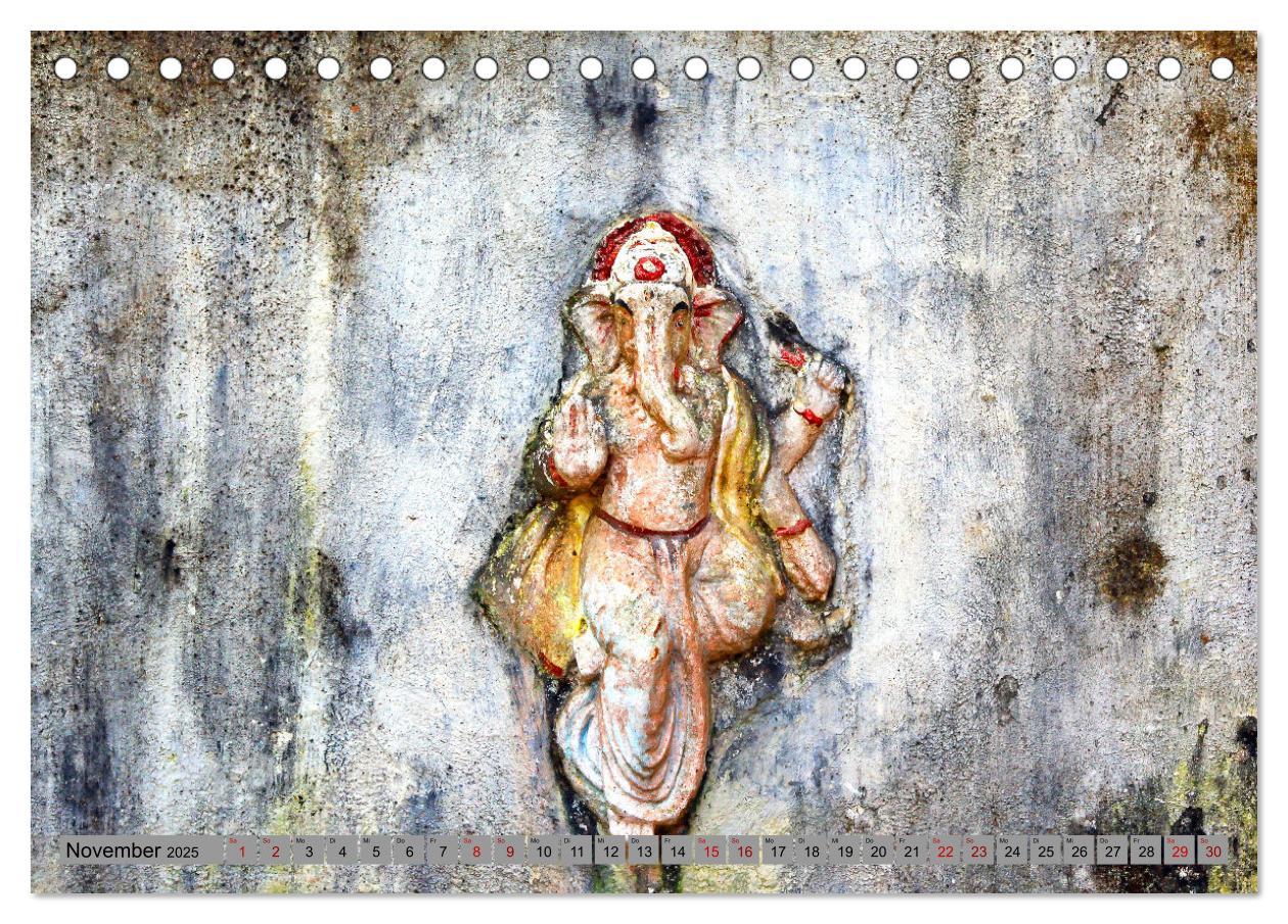 Bild: 9783457231432 | Typisch Indien - Ganesha der Elefantengott (Tischkalender 2025 DIN...