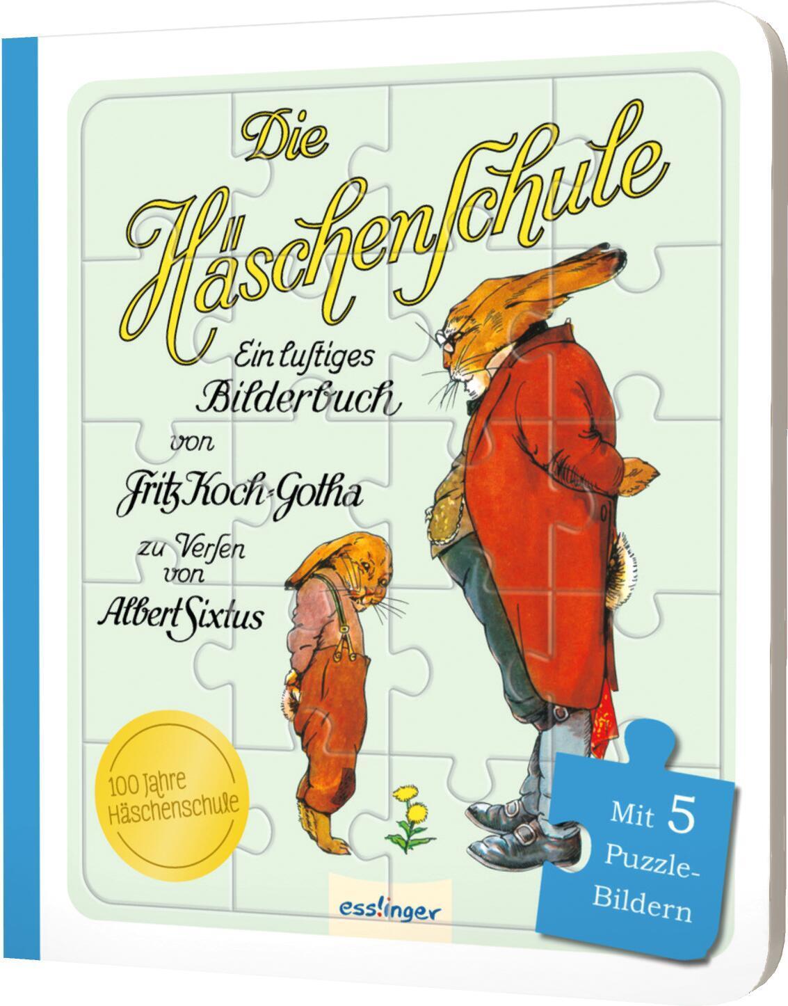 Cover: 9783480401642 | Die Häschenschule: Ein lustiges Puzzlebuch | Albert Sixtus | Buch