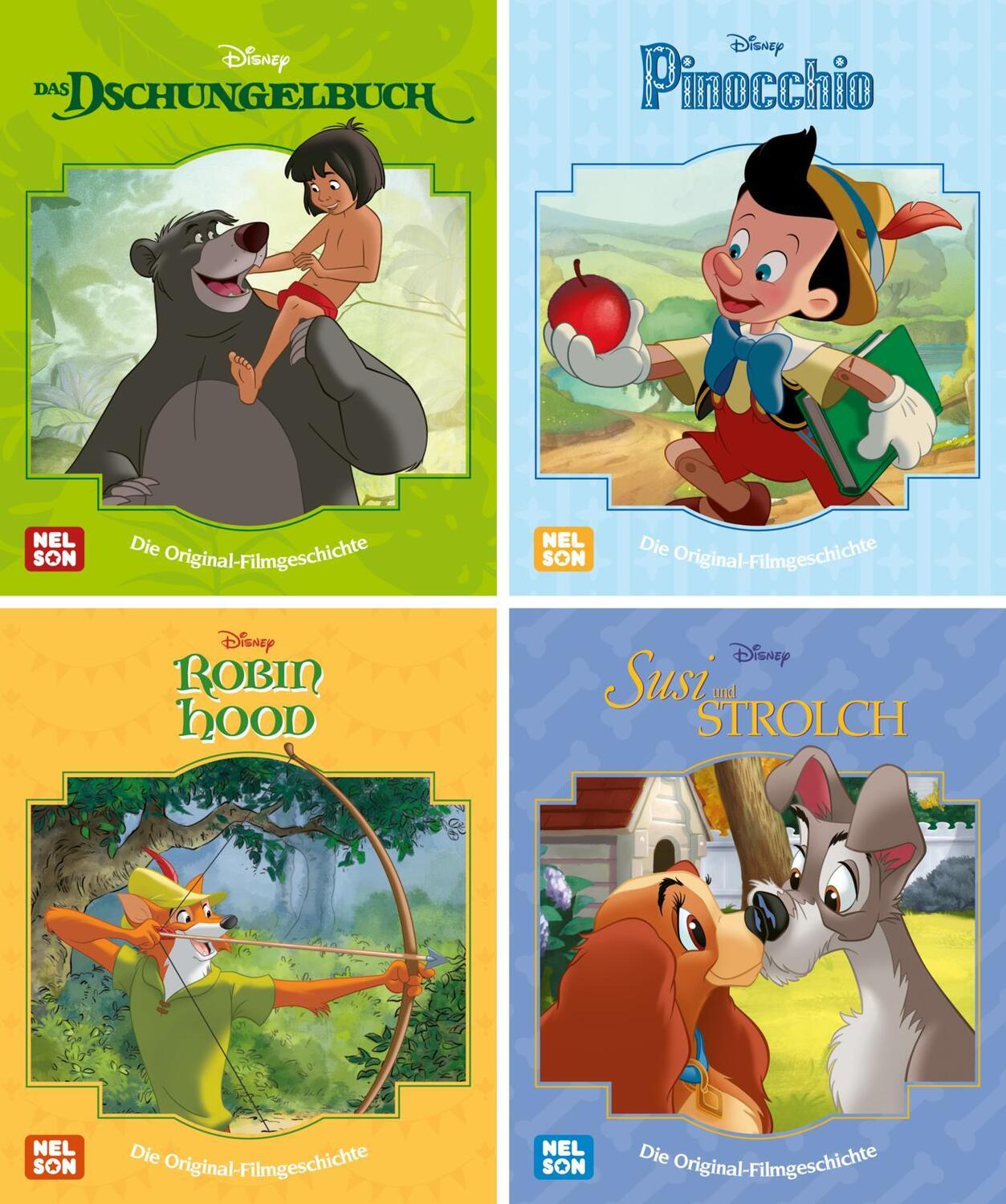 Cover: 9783845121918 | Nelson Mini-Bücher: Disney Filmklassiker 13-16 | Box | Deutsch | 2022