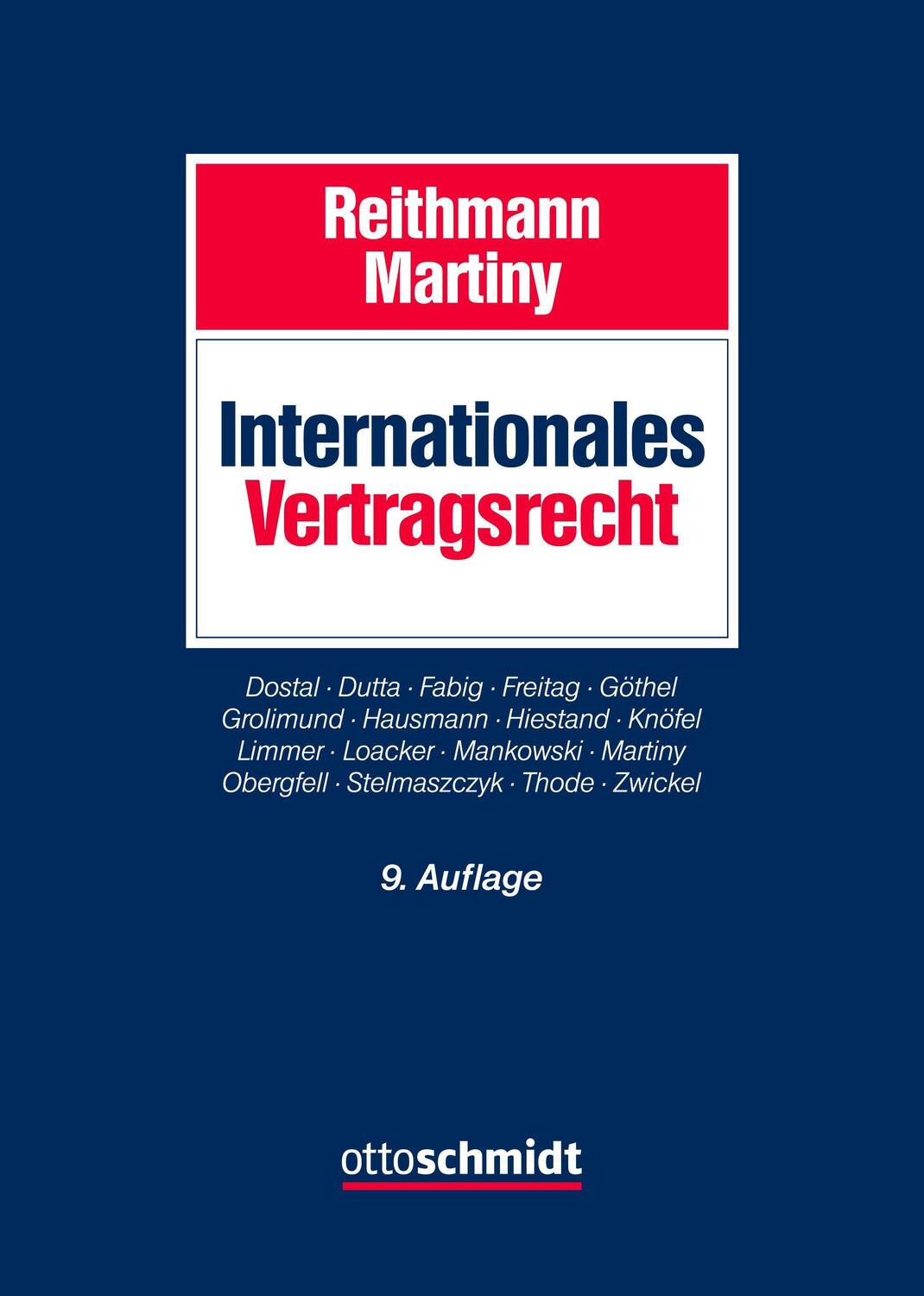 Cover: 9783504451578 | Internationales Vertragsrecht | Dieter Martiny | Buch | Deutsch | 2021