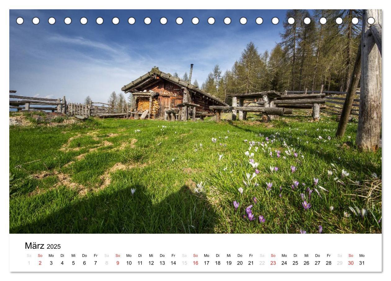 Bild: 9783435494590 | Almen im Ultental (Tischkalender 2025 DIN A5 quer), CALVENDO...