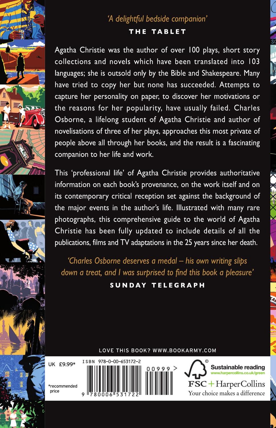 Rückseite: 9780006531722 | The Life and Crimes of Agatha Christie | Charles Osborne | Taschenbuch