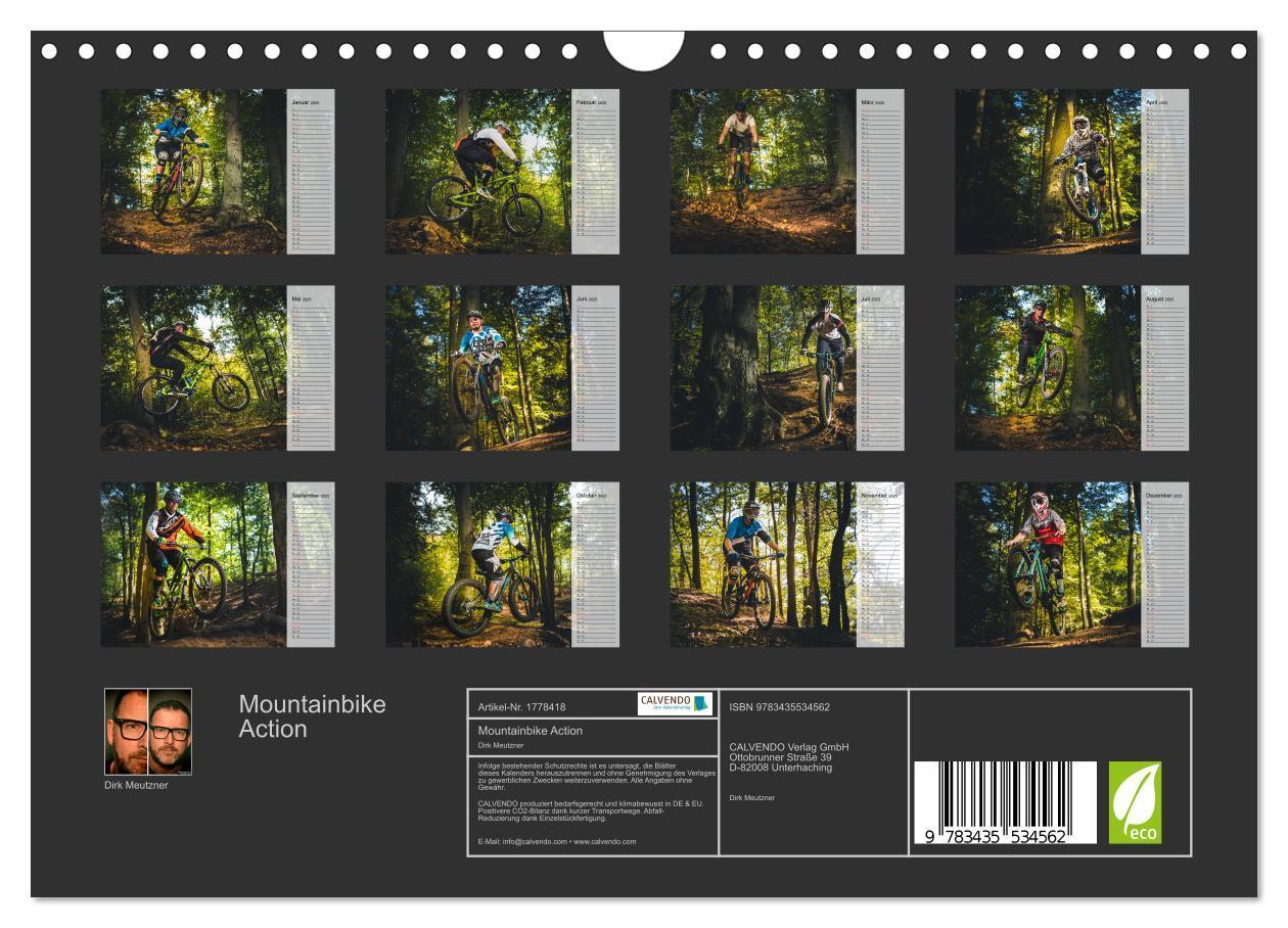 Bild: 9783435534562 | Mountainbike Action (Wandkalender 2025 DIN A4 quer), CALVENDO...