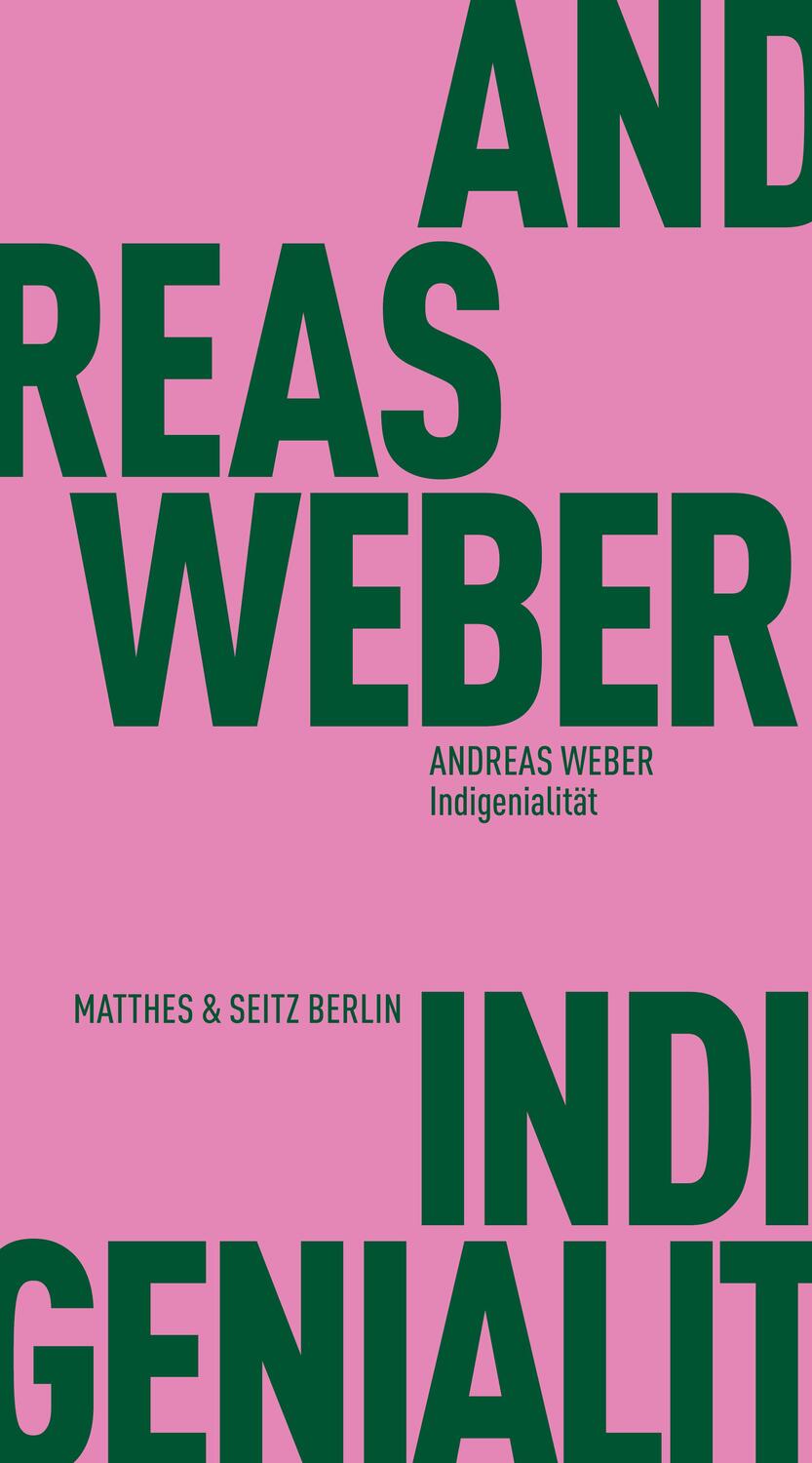 Cover: 9783751830102 | Indigenialität | Andreas Weber | Taschenbuch | 160 S. | Deutsch | 2024