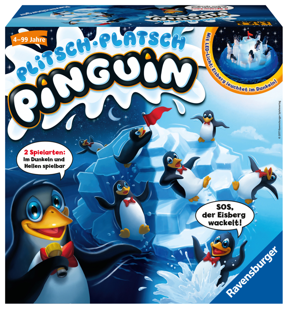Cover: 4005556213252 | Ravensburger 21325 - Plitsch Platsch Pinguin - großer Spielspaß mit...