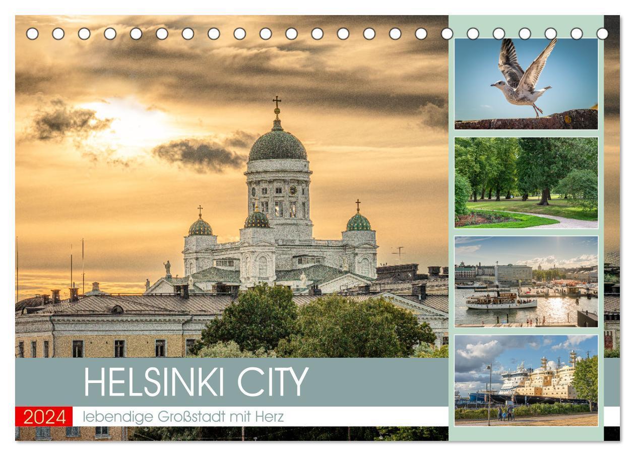 Cover: 9783675972070 | HELSINKI CITY (Tischkalender 2024 DIN A5 quer), CALVENDO...