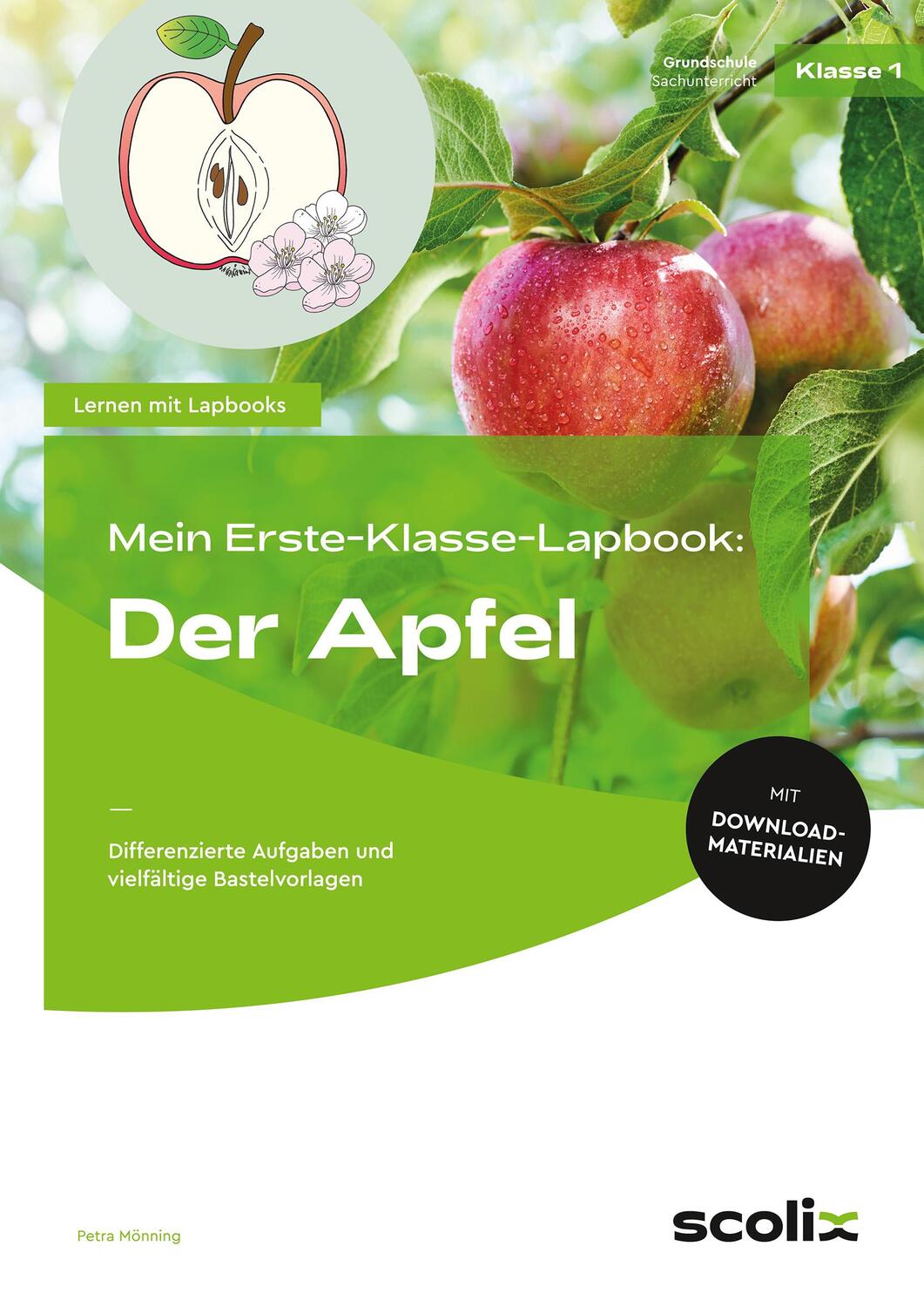 Cover: 9783403107682 | Mein Erste-Klasse-Lapbook: Der Apfel | Petra Mönning | Bundle | 2023