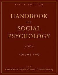 Cover: 9780470137499 | Handbook of Social Psychology, Volume 2 | Susan T Fiske (u. a.) | Buch