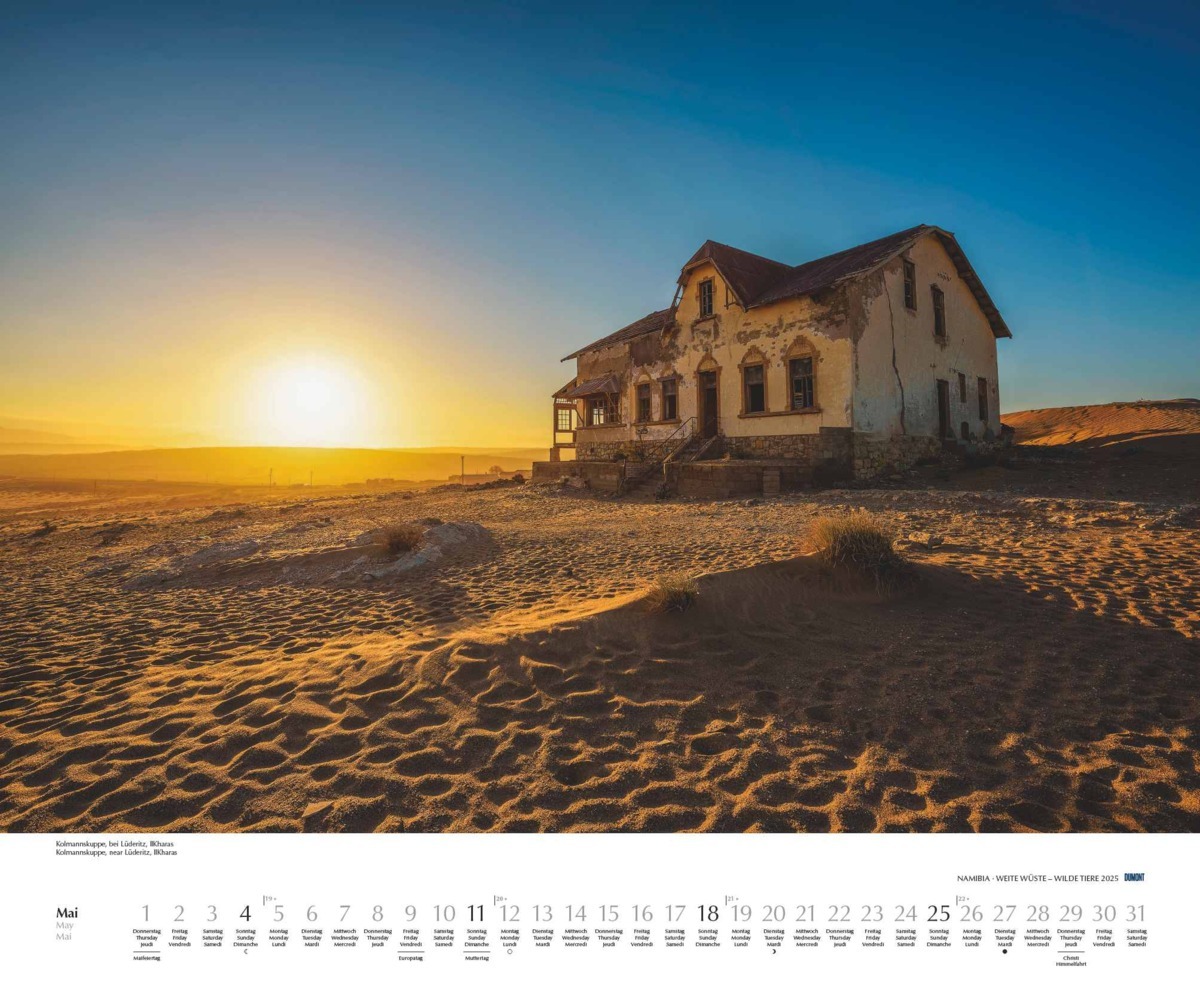 Bild: 4250809653761 | DUMONT - Namibia 2025 Wandkalender, 60x50cm, Fotokunst-Kalender mit...