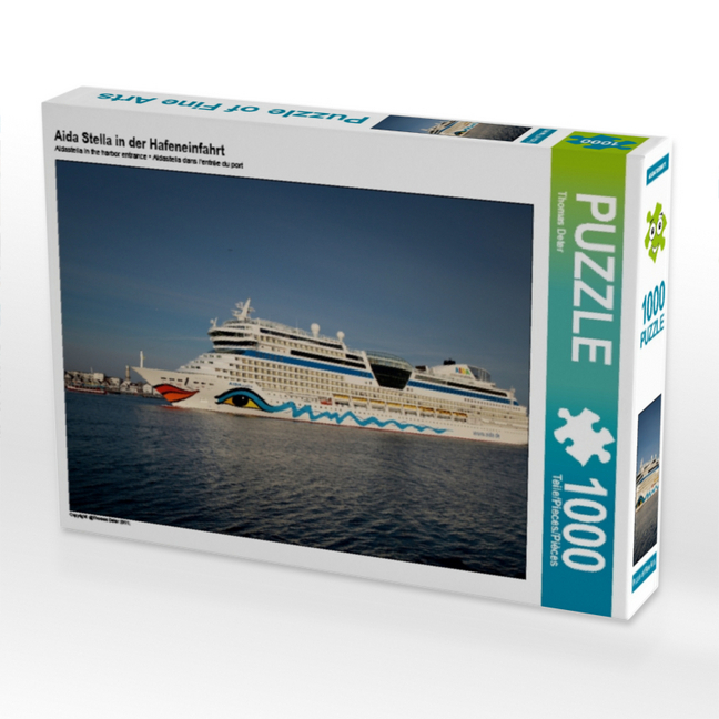 Cover: 4059478669871 | Aida Stella in der Hafeneinfahrt (Puzzle) | Thomas Deter | Spiel