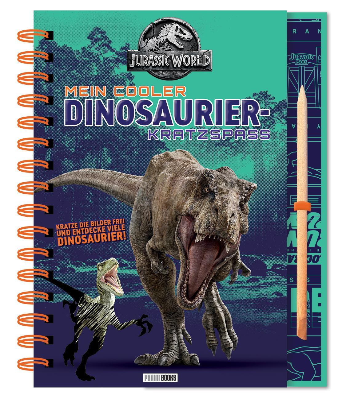 Cover: 9783833241192 | Jurassic World: Mein cooler Dinosaurier-Kratzspaß | Marilyn Easton