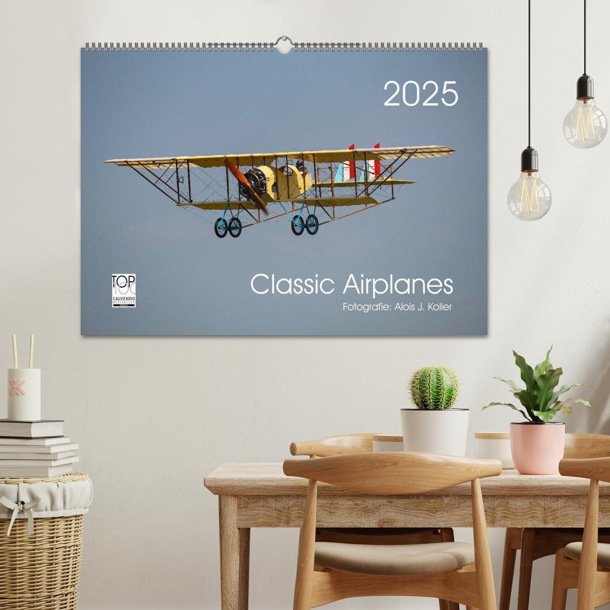 Bild: 9783383823961 | Classic Airplanes (Wandkalender 2025 DIN A2 quer), CALVENDO...