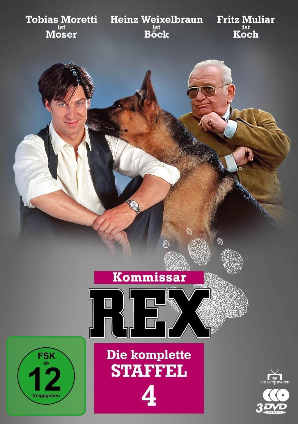 Cover: 4042564196146 | Kommissar Rex - Die komplette 4. Staffel (3 DVDs) | DVD | 3 DVDs