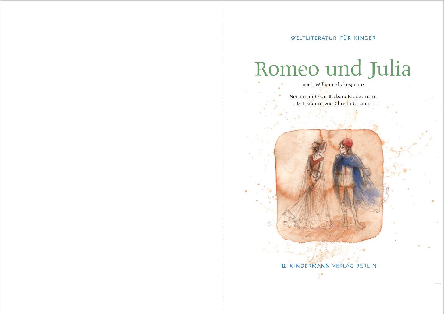 Bild: 9783934029125 | Romeo und Julia | Barbara Kindermann (u. a.) | Buch | 36 S. | Deutsch