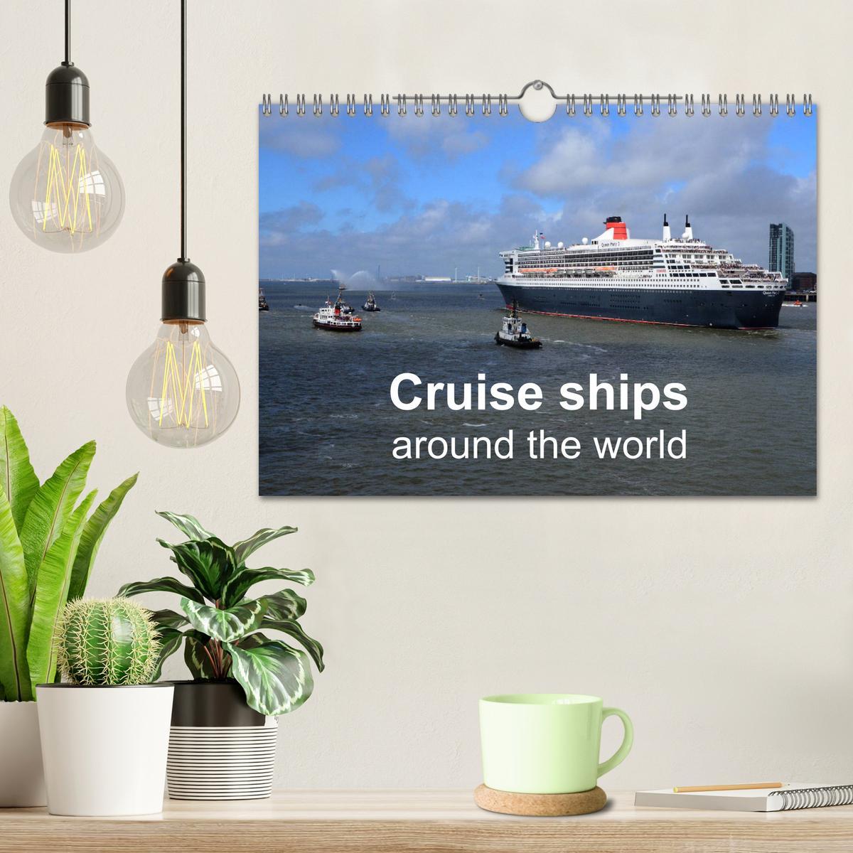 Bild: 9781325991181 | Cruise ships around the world (Wall Calendar 2025 DIN A4...