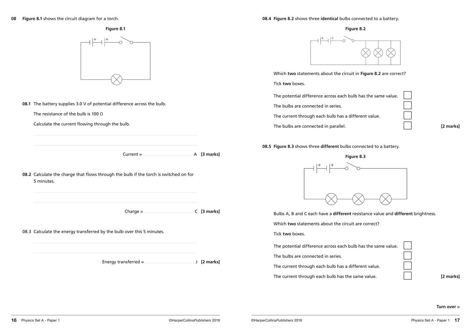 Bild: 9780008321451 | AQA GCSE 9-1 Physics Higher Practice Papers | Collins Gcse | Buch