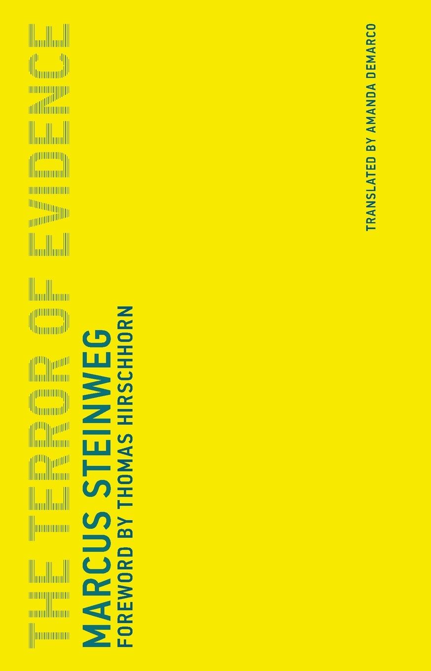 Cover: 9780262533430 | The Terror of Evidence | Marcus Steinweg | Taschenbuch | Englisch