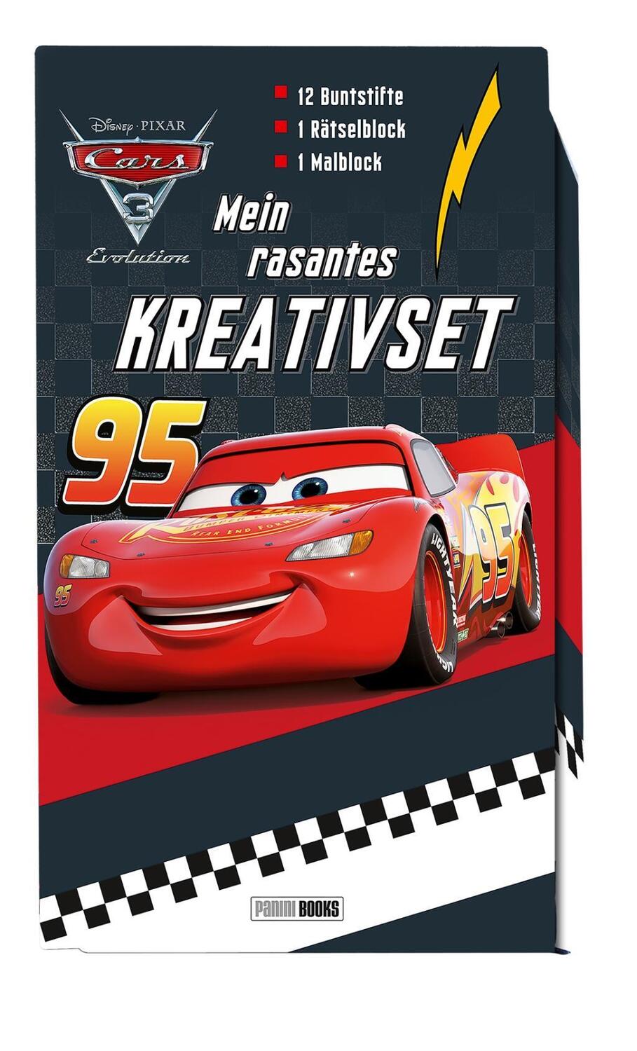 Cover: 9783833235139 | Disney Cars 3: Mein rasantes Kreativset | Stück | 60 S. | Deutsch