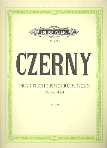 Cover: 9790014013219 | Practical Finger Exercises Op.802 Vol.1 | Carl Czerny | Buch