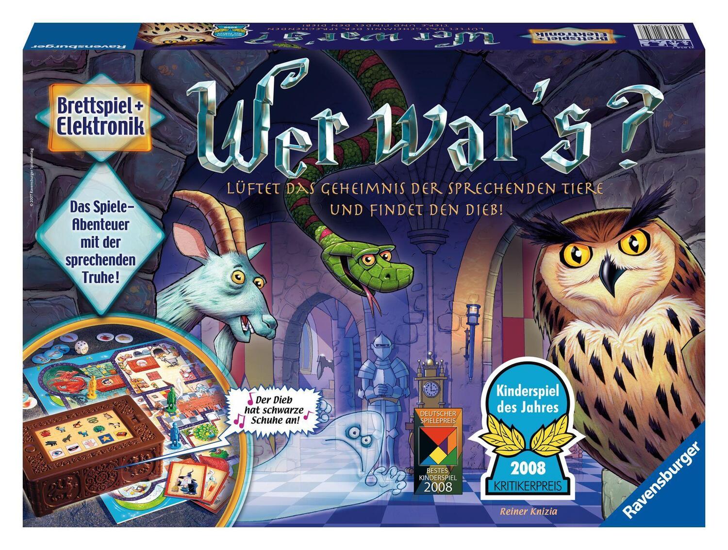 Cover: 4005556218547 | Wer war's? | Reiner Knizia | Spiel | Spiel | 21854 | Deutsch | 2007