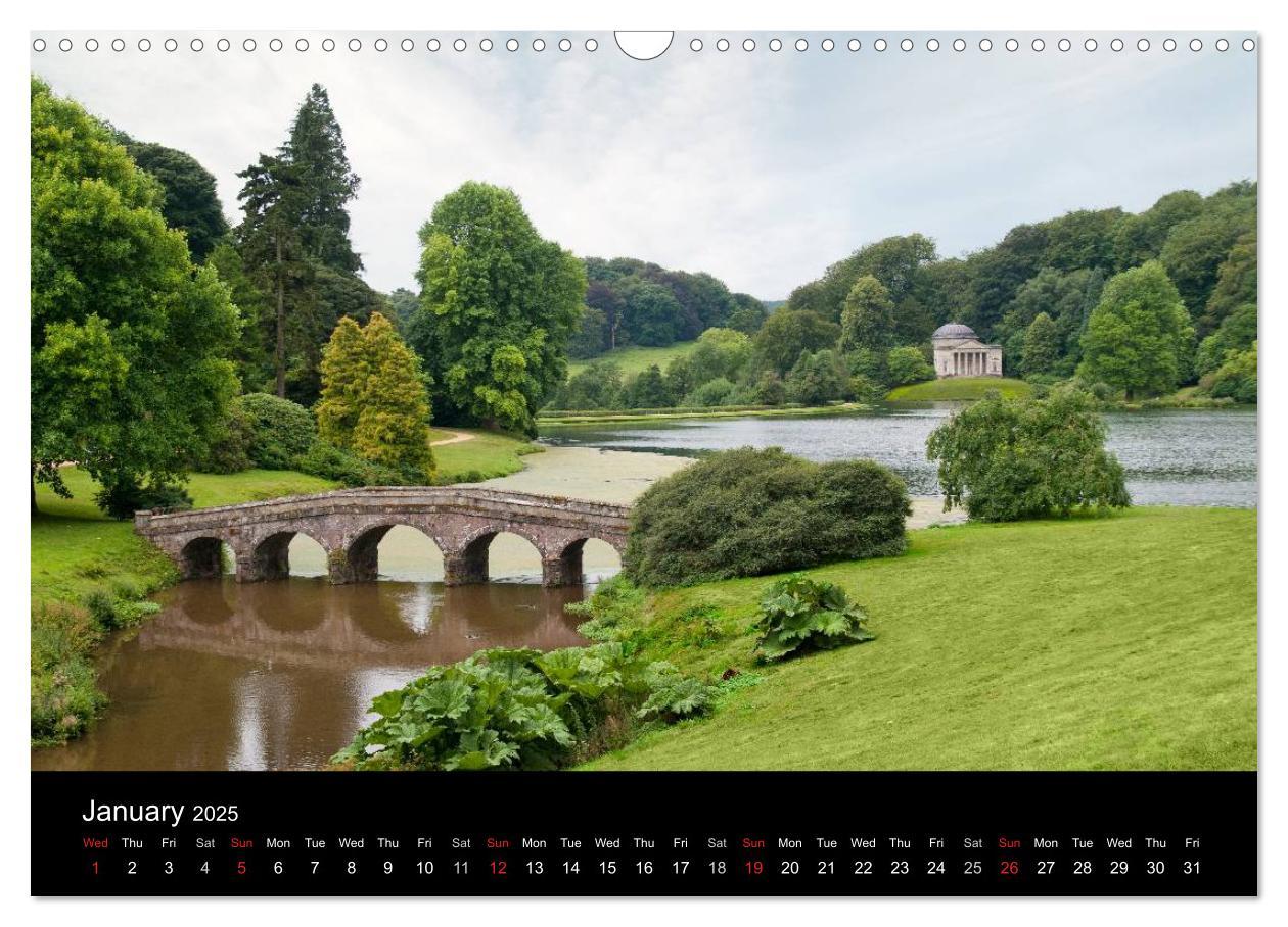 Bild: 9781325964741 | The Lovely Gardens of South England (Wall Calendar 2025 DIN A3...