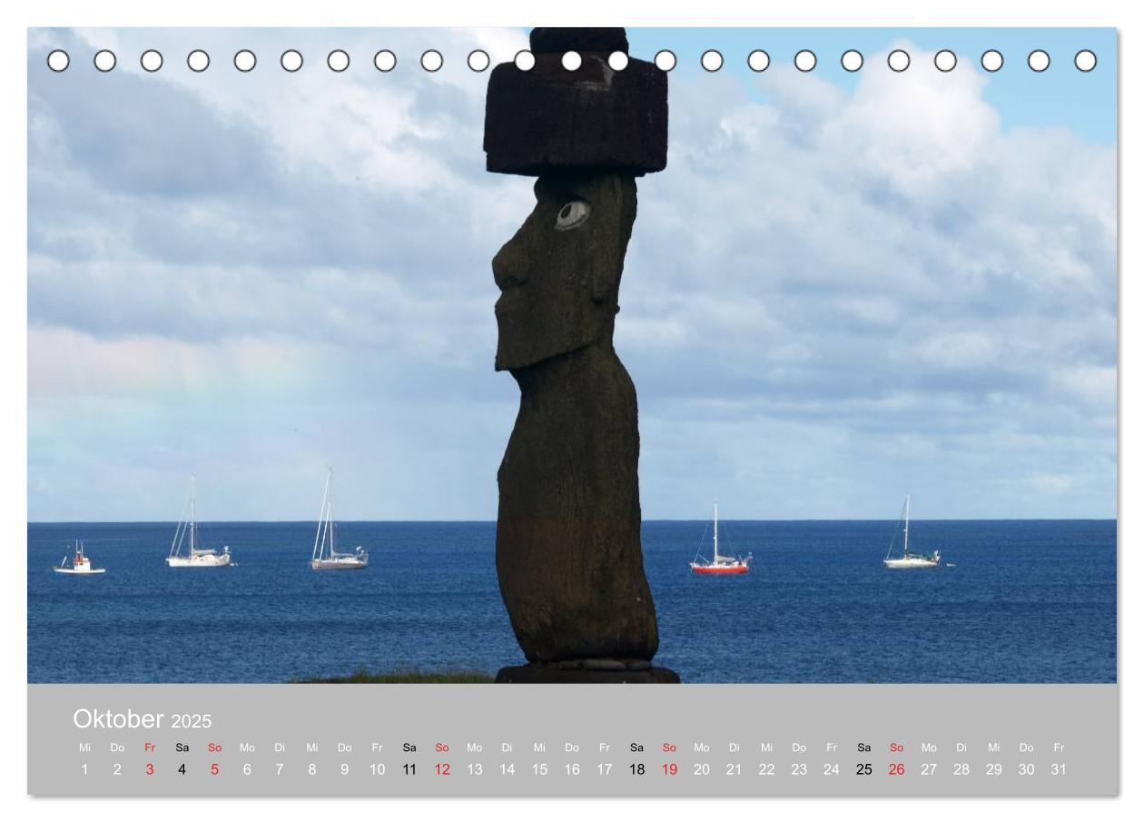 Bild: 9783435820337 | MOAI - steinerne Wächter der Osterinsel (Tischkalender 2025 DIN A5...