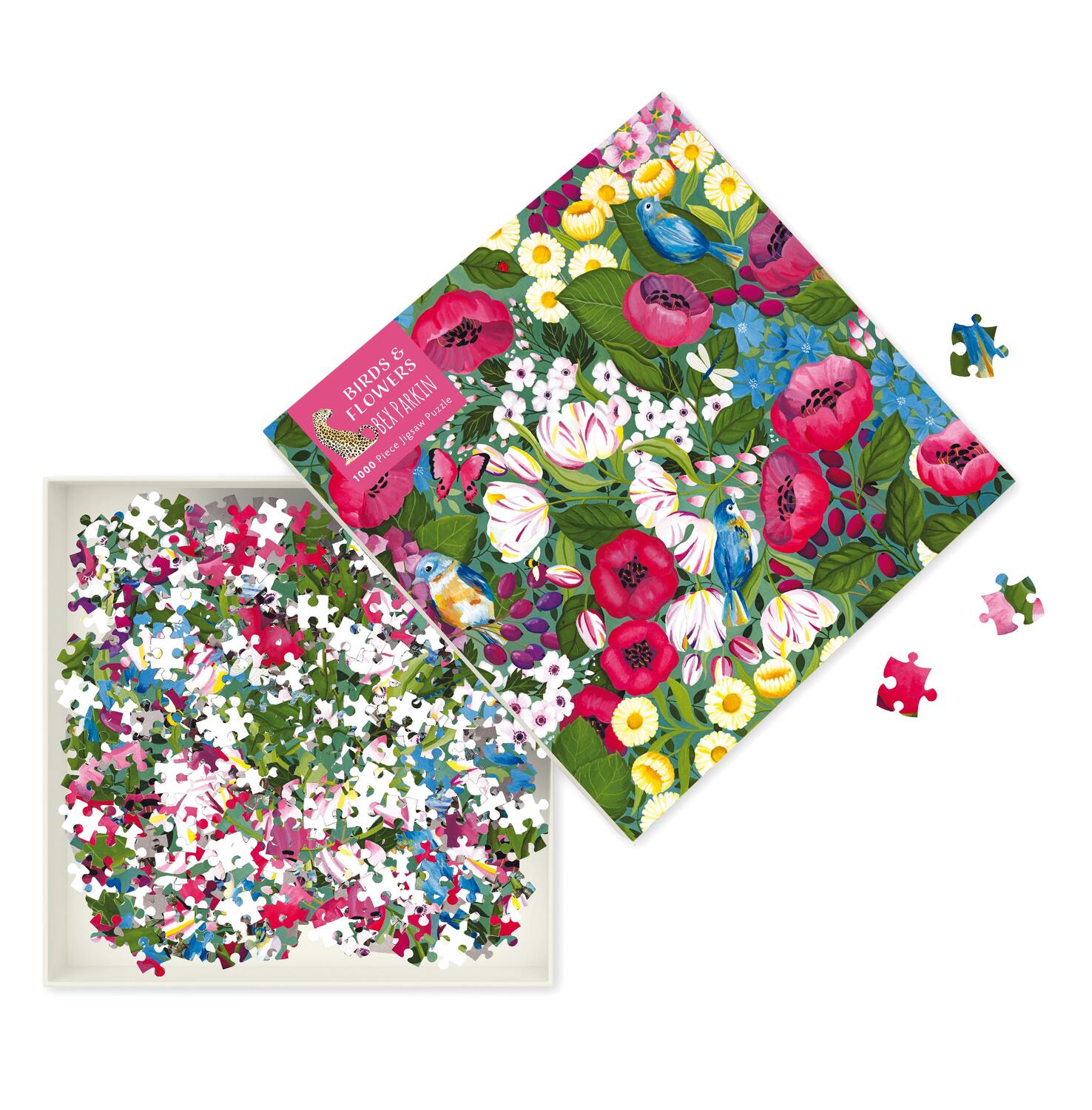 Bild: 9781839644955 | Adult Jigsaw Puzzle Bex Parkin: Birds & Flowers: 1000-Piece Jigsaw...